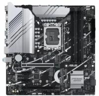 Материнская плата mATX ASUS PRIME Z790M-PLUS D4 (LGA1700, Z790, 4*DDR4 (5333), 4*SATA 6G RAID, 3*M.2, 4*PCIE, Glan, HDMI, DP, USB Type-C, 5*USB 3.2, 2