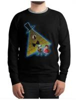 Свитшот DreamShirts Studio Гравити Фолз / Gravity Falls / Билл Шифр / Bill Cipher / Толстовка / Мужской Черный 48