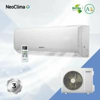 Cплит-система кондиционер настенный NeoClima Plasma NS/NU-HAL12F, белый, до 35 м2