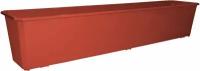 Балконный ящик InGreen (Пластик Репаблик), пластиковый, 14л, 80см, 800х170х150 (IG1803) терракотовый