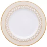 Тарелка закусочная Noritake Царский дворец, золотой кант 21 см