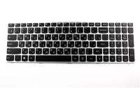 Клавиатура для ноутбука Lenovo G50-30 G50-70 cеребристая рамка p/n: 25214725, MP-13Q13US-686