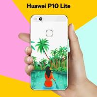 Силиконовый чехол на Huawei P10 Lite Пейзаж / для Хуавей П10 Лайт