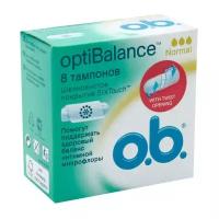 O.b. тампоны OptiBalance Normal, 3 капли