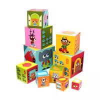 Djeco Djeco Blocks for infants Кубики-пирамида Машины 08508