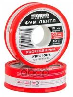 ФУМ Лента professional 19 мм х 0,2 мм х 10 м Abro Masters ABRO PTFE-19-020-10-RE | цена за 1 шт