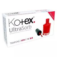 Kotex тампоны UltraSorb Mini, 2 капли