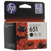 Картридж струйный HP 651 чёрный