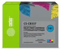 Картридж струйный Cactus CS-CB337 141 многоцветный 9мл для HP DJ D4263D4363D5360DJ J5783J6413