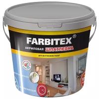 Шпатлевка Farbitex акриловая для внутренних работ, белый, 9 кг