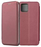 Чехол-книжка Fashion Case для Samsung Galaxy A03 A035 темно-красный