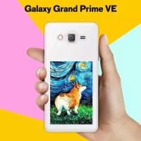 Силиконовый чехол на Samsung Galaxy Grand Prime VE Ван Гог Корги / для Самсунг Галакси Гранд Прайм ВЕ Дуос