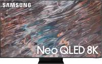 85" Телевизор Samsung QE85QN800AU 2021 RU, нержавеющая сталь