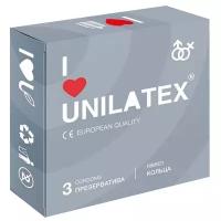 Unilatex / Презервативы Unilatex Ribbed3 шт., Поверхность с кольцами