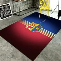 Прикроватный футбольный коврик " Барслеона "; 90х60; Подарок футболисту; Подарок на 23 февраля; BARCELONA