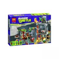 Конструктор Lari (Bela) Ninja Turtle 10210 Атака логова Черепашек, 499 дет