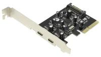 Контроллер Orient AM-31U2PE-2C PCI-Ex - 2ext x USB 3.1 Gen2 Type-C oem 30044