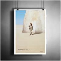 Постер плакат для интерьера "Звёздные Войны: Эпизод 1. Star Wars"/ Декор дома, офиса, комнаты A3 (297 x 420 мм)