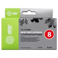 Cartridge ink Cactus CS-CLI8BK black (12ml) for Canon MP470/MP500/MP530/MP600/MP800/MP810/MP830/MP97