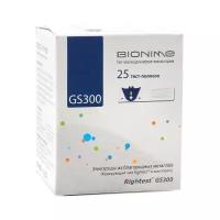 Bionime Тест-полоски для глюкометра Rightest GS-300, 25шт