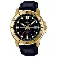 Наручные часы CASIO Collection MTP-VD01GL-1E, черный, золотой