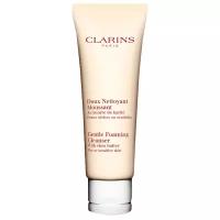 Clarins крем очищающий пенящийся с маслом карите