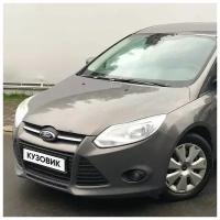 Бампер передний в цвет кузова Ford Focus Форд Фокус 3 AK5C - BRISBANE BROWN / LUNAR SKY - Кофейный