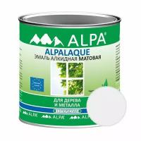 Эмаль ALPA Alpalaque Белый матовый 0,5 л
