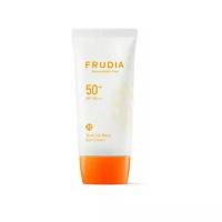 Крем-прймер солнцезащитный Frudia Tone Up Base sun cream SPF50+ PA+++, с Жемчужной Пудрой, 50 мл