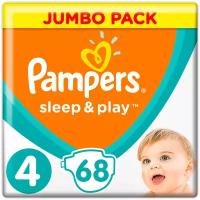 Pampers Sleep&Play Подгузники 4 Maxi 7-14/9-