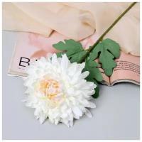 Цветы искусственные "Хризантема садовая галант" 14х57 см, белый 9222765