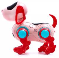 WOOW TOYS Собака "IQ DOG", ходит, поет, работает от батареек, цвет розовый 7024612