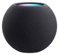 Умная колонка портативная Apple HomePod Mini / Цвет Черный (Space Gray) / 30 Ватт, для iPhone iPad iPod, HomeKit, голосовые команды умный дом, музыкальный центр маленький через блютуз с Siri (MY5G2D/A)