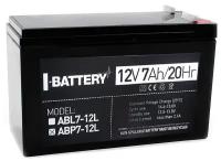 Аккумуляторная батарея ABP7-12L 12В 7 А/ч
