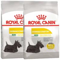 Сухой корм ROYAL CANIN MINI DERMACOMFORT для взрослых собак маленьких пород при аллергии (3 + 3 кг)