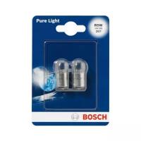 Лампа автомобильная галогенная Bosch Pure Light 1987301022 R5W 12V 5W BA15s 2 шт