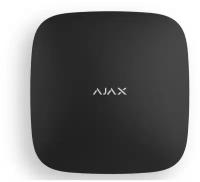 Ajax Hub 2 Plus Black Смарт-централь с фотоверификацией тревог и четырьмя каналами связи: Ethernet, Wi-Fi, 2хSIM-карты