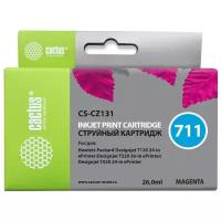 Картридж Cactus CS-CZ131 №711 пурпурный, для HP DJ T120/T520