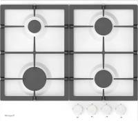 Газовая варочная панель Weissgauff HGG 640 WEB, белый