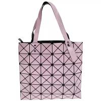 Сумка женская Musaa Geometric bags Triangle Tote, розовая