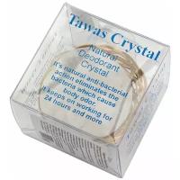 Tawas Crystal Дезодорант супер-мини «Соло-экстра» в кокосовой корзине и пластиковой коробке, кристалл (минерал)