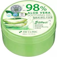 3W Clinic Гель для тела универсальный с 98% содержанием экстракта алоэ вера Aloe Vera Soothing Gel