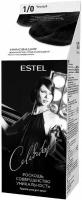 Estel Celebrity Краска-уход для волос тон 1/0 черный 140 мл 1 шт