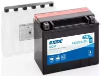 EXIDE ETX20HLBS ETX20HL-BS_аккумулятор! евро 18Ah 270A 175/90/155 moto AGM сухозар. с упаковкой электролита