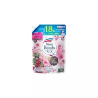 Kao New Beads Fragrance Gel Luxe Craft Гель для мягкой стирки белья с ароматом розы и магнолии 1220 гр в мягкой упаковке