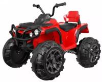 BDM Детский квадроцикл Grizzly ATV 4WD Red 12V с пультом управления - BDM0906-4
