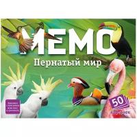 Настольная игра Нескучные игры Мемо Пернатый мир 7952