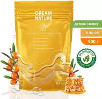 Соль для ванны морская с пеной Dream Nature с ароматом облепихи и меда, 900г