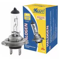 Лампа галоген 12v h7 100w px26d kraft 700015