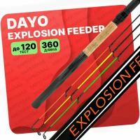 Удилище фидерное Dayo Explosion Feeder, тест 60-120гр, 3.6м